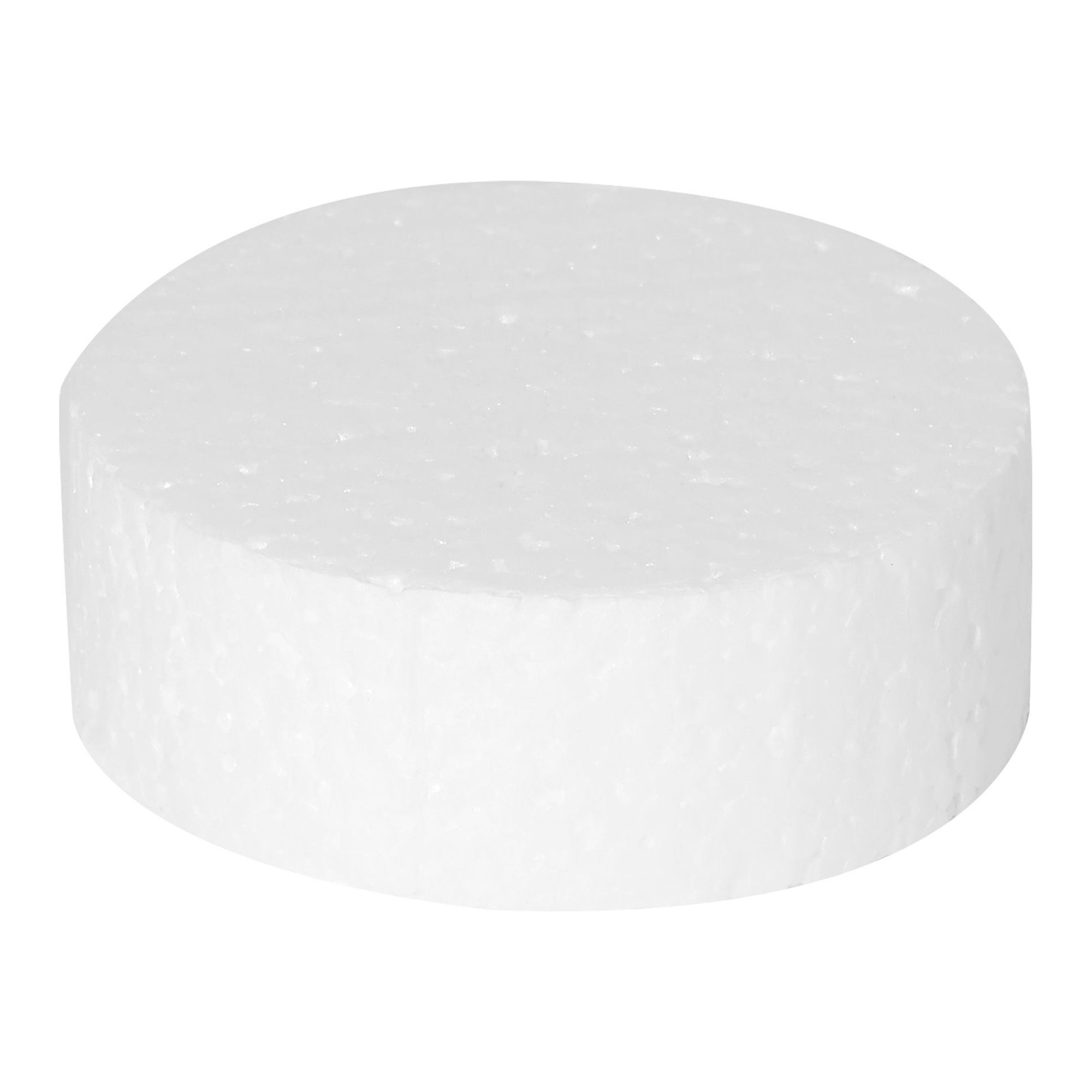 Juvale 24 Pack Foam Circles for Crafts - 3 inch Round Polystyrene Discs for DIY Projects (1 inch Thick, White)